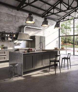 aran cucine bellagio cucina con cappa d’arredo in massello laccato effetto metallo aran cucine bellagio cucina con cappa d’arredo in massello laccato effetto metallo