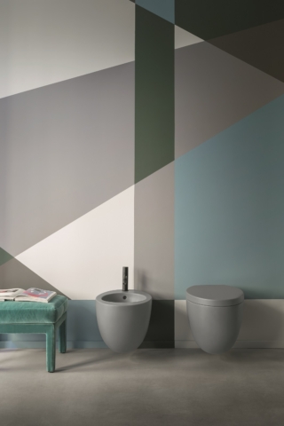 sanitari colorati opachi Le Giare di Cielo, ceramica finitura Brina sanitari colorati opachi Le Giare di Cielo, ceramica finitura Brina
