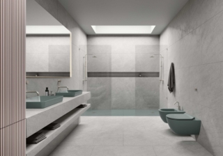 sanitari sospesi colorati verde collezione Color Elements di GSI finitura agave sanitari sospesi colorati verde collezione Color Elements di GSI finitura agave