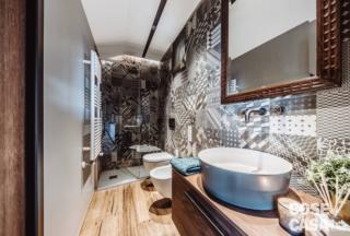 mansarda montagna bagno