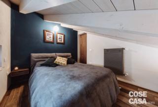 mansarda montagna camera da letto principale