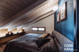 mansarda montagna camera da letto principale