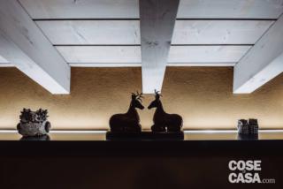 mansarda montagna mensola camera da letto