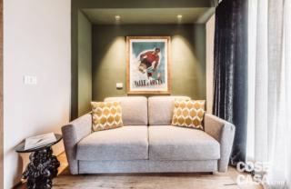 mansarda montagna seconda camera con divanetto