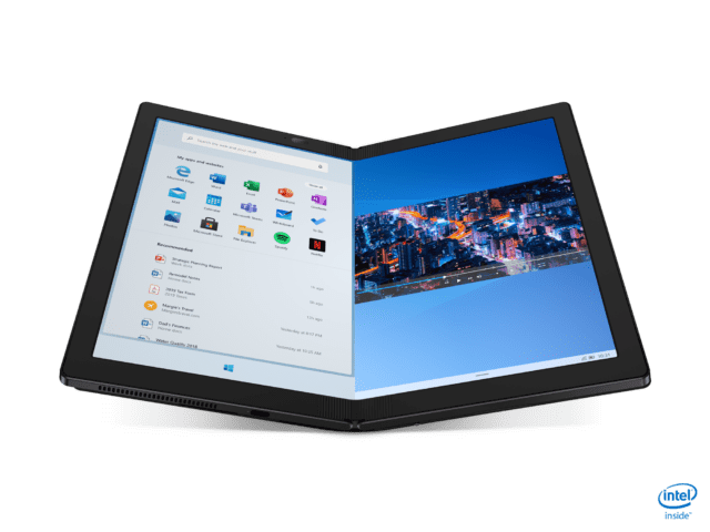 Lenovo TP X1 Fold Horo PC pieghevole CES 2020 Lenovo TP X1 Fold Horo PC pieghevole CES 2020