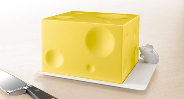 portaformaggio Balvi, Love Cheese, Realizzato in ABS, misura 10,5x14,3x19,4 portaformaggio Balvi, Love Cheese, Realizzato in ABS, misura 10,5x14,3x19,4
