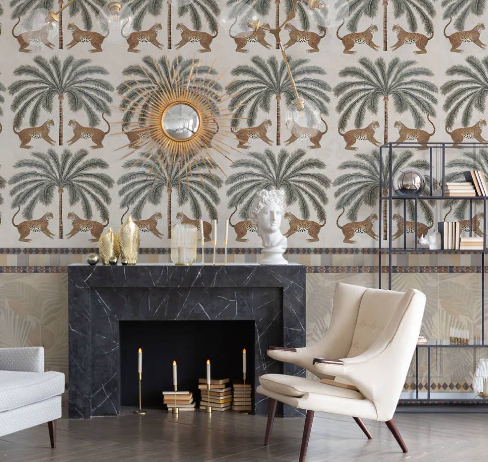 Carta da parati Boiserie d’oriente di Wallpaperdream Carta da parati Boiserie d’oriente di Wallpaperdream