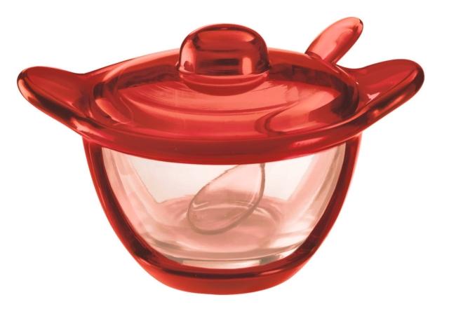 formaggiera F.lli Guzzini linea Gocce materiale SAN GLASS rossa formaggiera F.lli Guzzini linea Gocce materiale SAN GLASS rossa