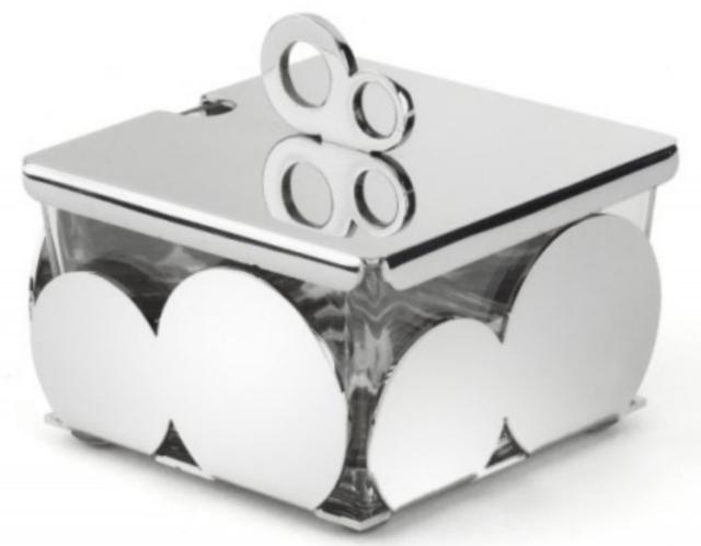 formaggiera Elleffe d Vinciguerra, acciaio inox 18/10 finitura lucida e vetro formaggiera Elleffe d Vinciguerra, acciaio inox 18/10 finitura lucida e vetro
