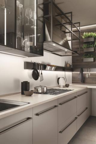 cucina piano Quarz scavolini mia ante in decorativo grigio selce cucina piano Quarz scavolini mia ante in decorativo grigio selce