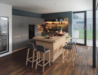 cucina piano ceramica team7 cera line in puro legno naturale con penisola cucina piano ceramica team7 cera line in puro legno naturale con penisola