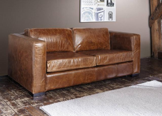 divano letto maisons du monde berlin pelle marrone anticata vintage divano letto maisons du monde berlin pelle marrone anticata vintage
