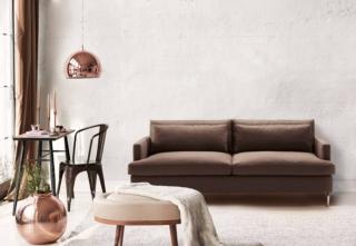 divano letto milano bedding dave tessuto marrone sfoderabile piedi alluminio lucido divano letto milano bedding dave tessuto marrone sfoderabile piedi alluminio lucido