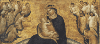 Milano, Accademia di Brera, Giovanni da Bologna, Madonna con bambino e angeli. Milano, Accademia di Brera, Giovanni da Bologna, Madonna con bambino e angeli.