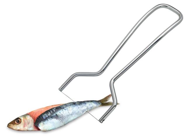 Archetto pesce Triangle di AF Coltellerie perfetto per risolvere il dannoso problema della sfilettatura dei pesci piccoli come acciughe e sardine Archetto pesce Triangle di AF Coltellerie perfetto per risolvere il dannoso problema della sfilettatura dei pesci piccoli come acciughe e sardine