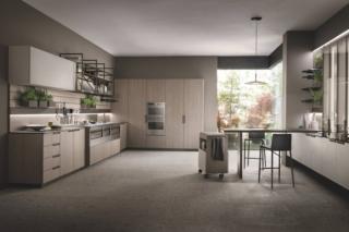 cucina effetto legno chiaro scavolini mia decorativo rovere gessato cucina effetto legno chiaro scavolini mia decorativo rovere gessato