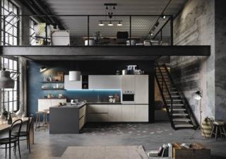 cucina effetto legno snaidero joy nobilitato rovere gessato penisola cucina effetto legno snaidero joy nobilitato rovere gessato penisola