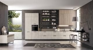 cucina pensili effetto legno chiaro lube round pet rovere kamut lineare cucina pensili effetto legno chiaro lube round pet rovere kamut lineare