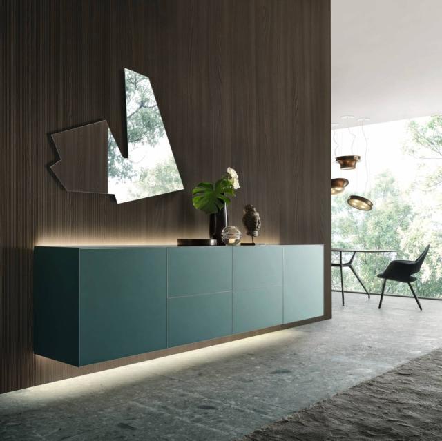 madia sospesa rimadesio self vetro laccato opaco verde inglese madia sospesa rimadesio self vetro laccato opaco verde inglese