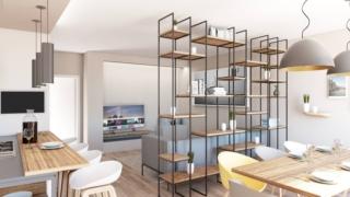 organizzare la zona giorno-smeg-panzeri-parquet-industrial-tavolo in legno