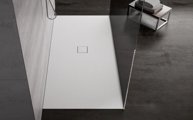piatto doccia CTS 90-120 M di LG Hausys in HI-MACS® di colore Alpine White e forma rettangolare piatto doccia CTS 90-120 M di LG Hausys in HI-MACS® di colore Alpine White e forma rettangolare