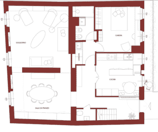 planimetria 170 mq cucina e soggiorno e camera matrimoniale planimetria 170 mq cucina e soggiorno e camera matrimoniale