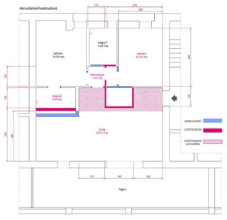 planimetria demolizioni costruzioni grande trilocale con due bagni planimetria demolizioni costruzioni grande trilocale con due bagni