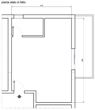 planimetria monolocale con soluzioni intelligenti salvaspazio planimetria monolocale con soluzioni intelligenti salvaspazio