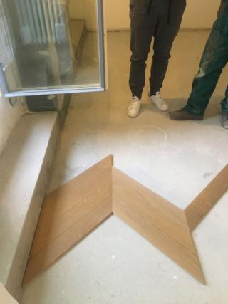 prova della posa parquet