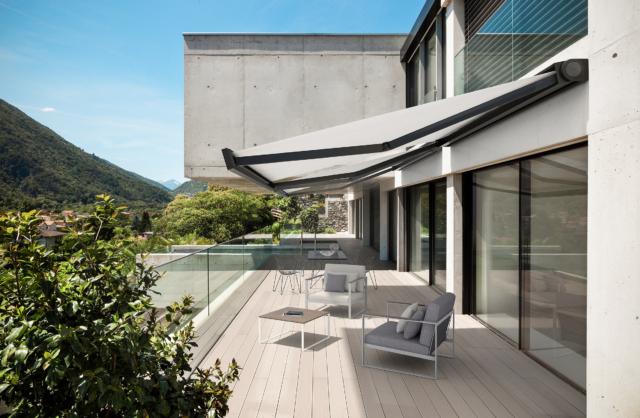 Red Dot Design Award Gibus Nodo Tenda da sole a bracci Red Dot Design Award Gibus Nodo Tenda da sole a bracci