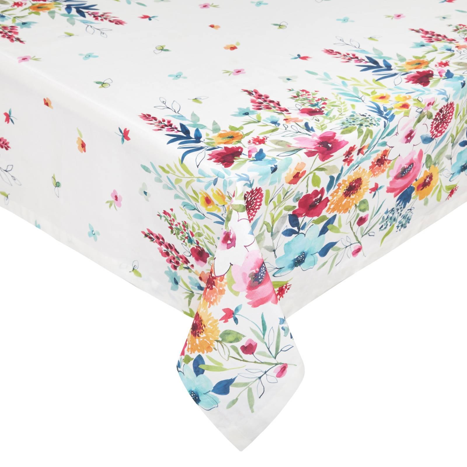 Tovaglia In Puro Cotone Panama Con Stampa Digitale Italiana - Fantasia Limoni Di Positano - Resistente E Morbida, Ideale Per Tavola Estiva E Regali (Tondo 180 Cm)