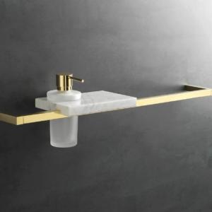 Accessori Bagno Ottone Oro.Accessori Bagno Stilhaus Dal Portasciugamani Allo Specchio Con Luce Perimetrale Cose Di Casa