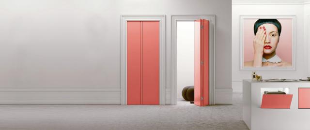 Porta a libro linea Architectural di Mito con telaio in alluminio estruso Porta a libro linea Architectural di Mito con telaio in alluminio estruso
