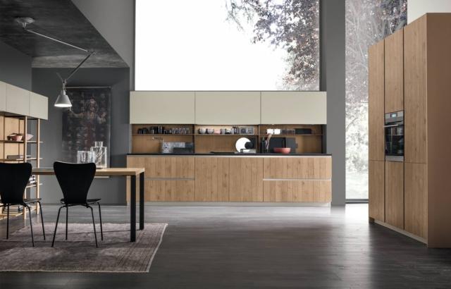 cucina legno rovere miele stosa natural pensili laccato chiaro cucina legno rovere miele stosa natural pensili laccato chiaro