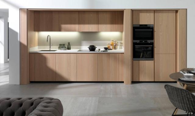 cucina lineare gamadecor E6.90 roble alba ante rovere chiaro cucina lineare gamadecor E6.90 roble alba ante rovere chiaro