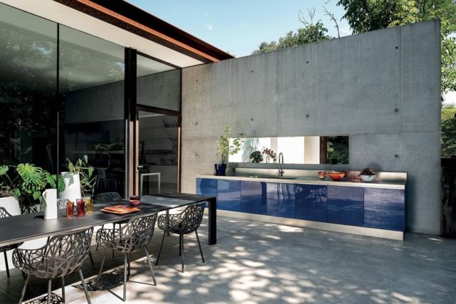 cucina outdoor abimis atelier acciaio inox blu cucina outdoor abimis atelier acciaio inox blu