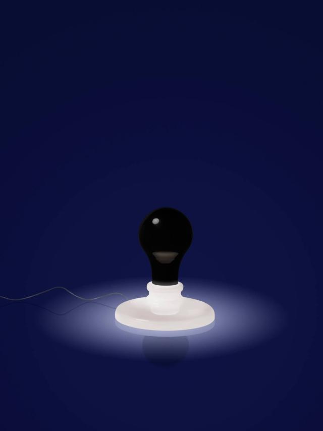 lampada da tavolo Black light di Foscarini lampada da tavolo Black light di Foscarini