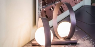 lampada da tavolo Tenflyer Lampada in resina a forma di topo lampada da comodino con lampada Decorazione domestica regalo di Natale lampada da lettura lampada da comodino