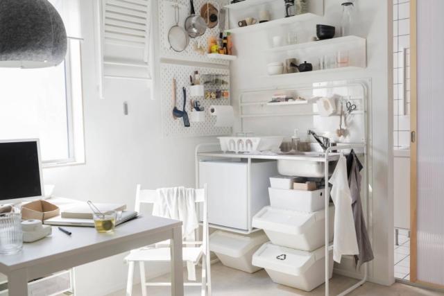 mini cucina ikea sunnersta struttura sottile acciaio bianco mini cucina ikea sunnersta struttura sottile acciaio bianco