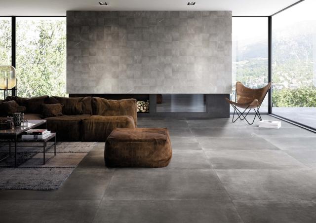 piastrelle in gres porcellanato Maku di FAP ceramiche finitura Grey Matt e formato 120 x 120 cm piastrelle in gres porcellanato Maku di FAP ceramiche finitura Grey Matt e formato 120 x 120 cm