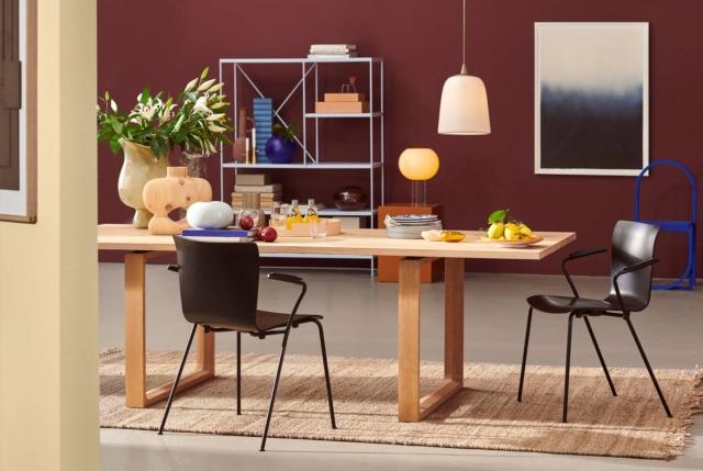 poltroncina impilabile fritz hansen vico duo scocca legno nero tubolare acciaio verniciato nero poltroncina impilabile fritz hansen vico duo scocca legno nero tubolare acciaio verniciato nero