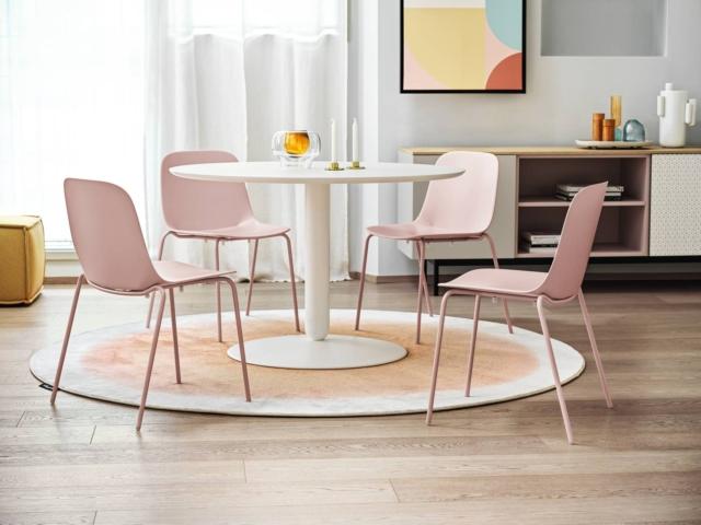 sedia impilabile calligaris vela scocca polipropilene rosa gambe metallo verniciato sedia impilabile calligaris vela scocca polipropilene rosa gambe metallo verniciato