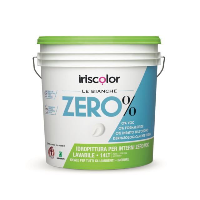 Pitture igienizzanti Iriscolor Zeropercento Idropittura 14L Pitture igienizzanti Iriscolor Zeropercento Idropittura 14L