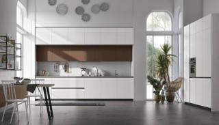 cucina moderna ante lisce Natural Stosa Cucine rovere bianco, pensili in Rovere Cherry cucina moderna ante lisce Natural Stosa Cucine rovere bianco, pensili in Rovere Cherry