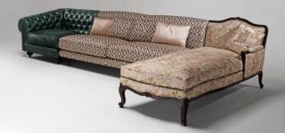 divano con chaiselongue Collage di Fratelli Boffi divano con chaiselongue Collage di Fratelli Boffi