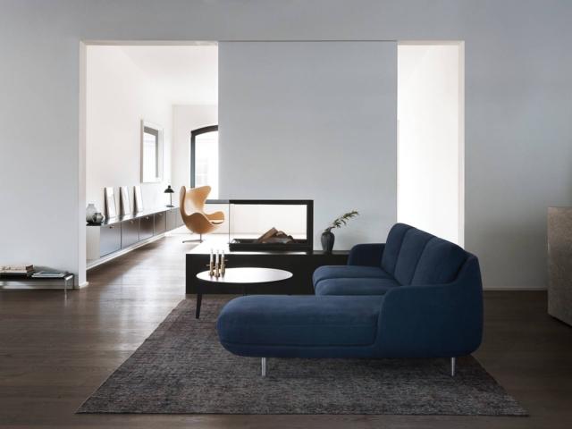 divano con chaiselongue Lune di Fritz Hansen divano con chaiselongue Lune di Fritz Hansen