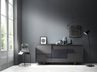 madia tre ante legno grigio antracite fgf mobili vogue piedi slitta metallo madia tre ante legno grigio antracite fgf mobili vogue piedi slitta metallo
