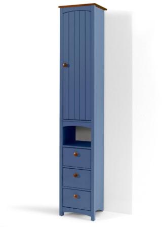 mobile alto e stretto Paula di Bonprix struttura mdf e pino blu mobile alto e stretto Paula di Bonprix struttura mdf e pino blu