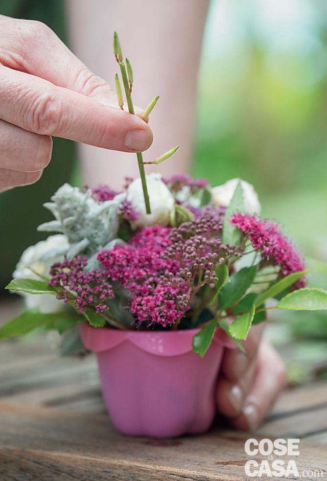 Chiudere la composizione con la Gaura Chiudere la composizione con la Gaura