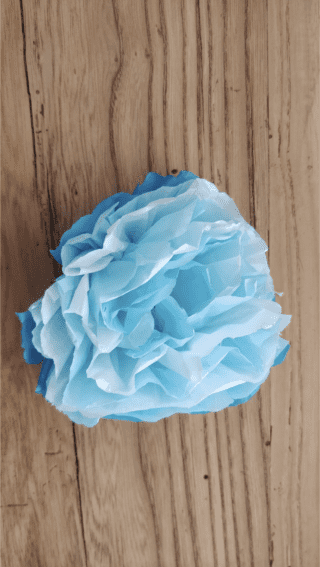 fai da te fiore carta velina